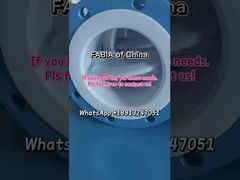 صمام الفراشة النيوماتيكي الصمام الفراشة المغطى بالفلور