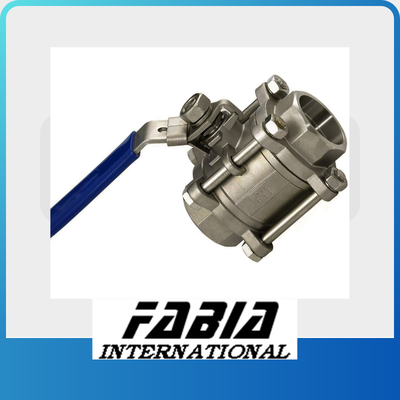 Fabia 1/2'' 2 Way  Ball Valve Electric Adjustalbe Type Stainless Steel L-Port